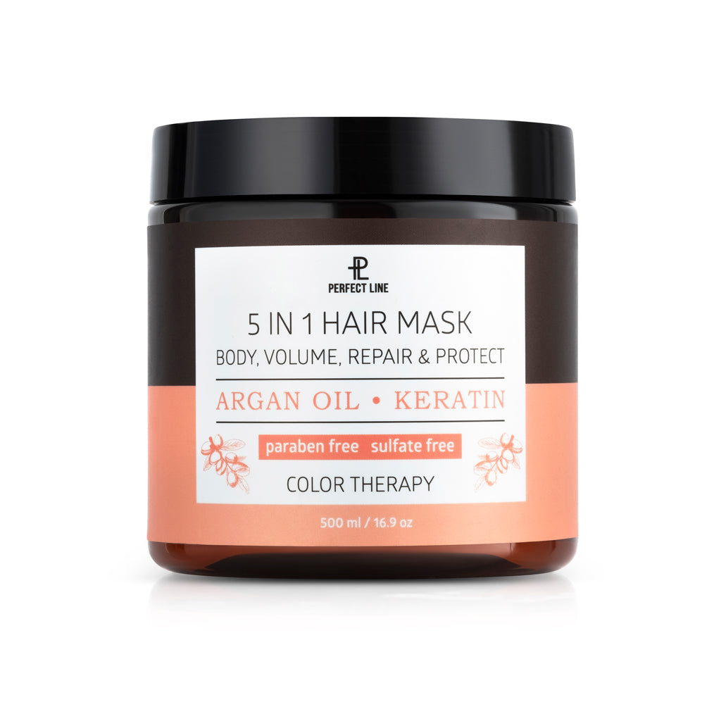 Mascarilla capilar de Keratina con Aceite de Argán 500 mL