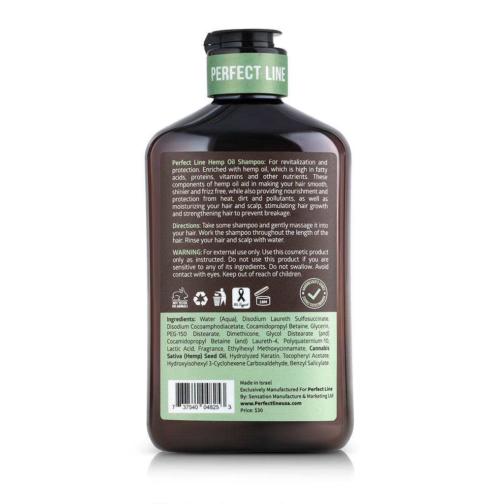 Shampoo hidratante de Aceite de Cáñamo 400 mL